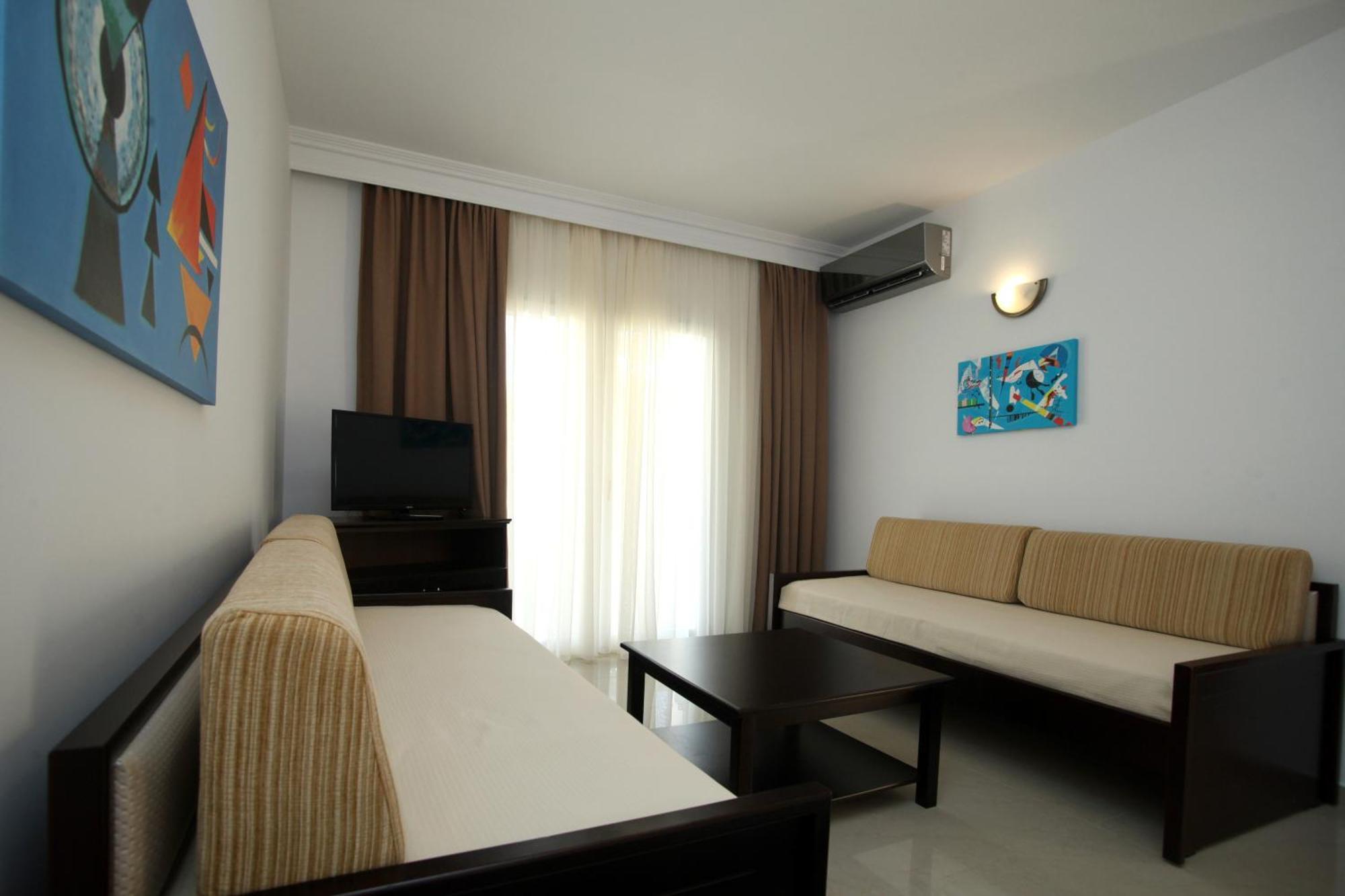 Apartment mit 1 Schlafzimmer und Gartenblick