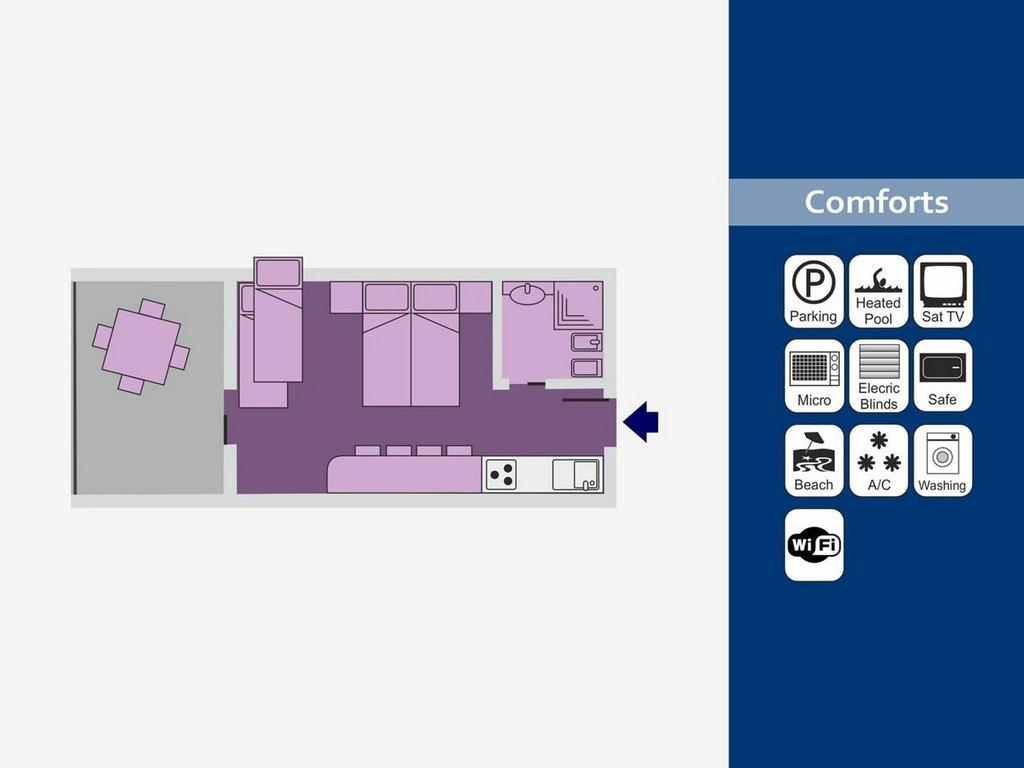 Apartment mit 1 Schlafzimmer