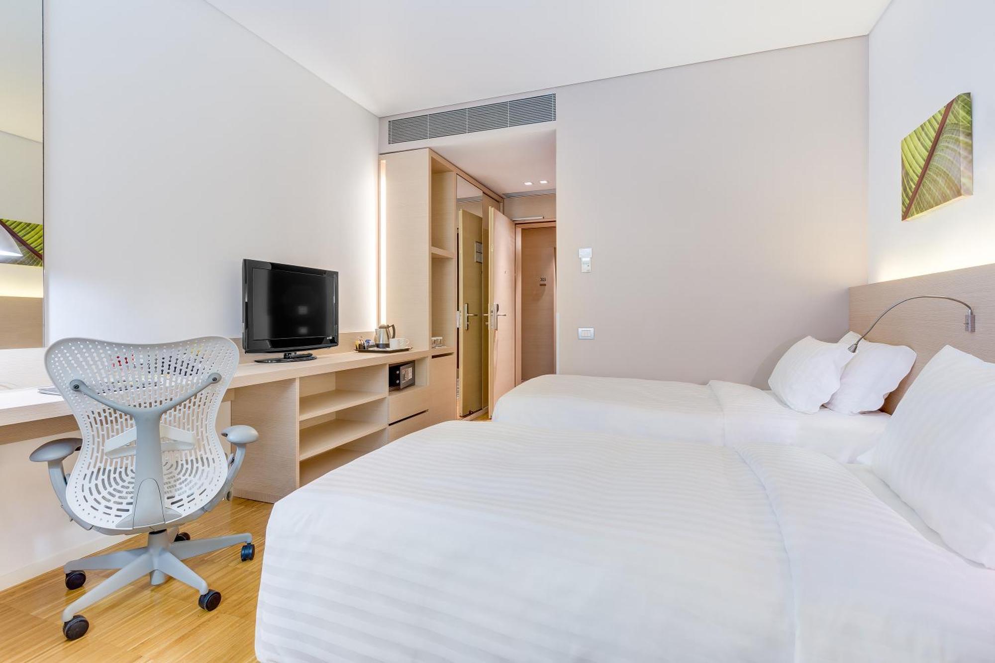 Zimmer mit 2 Queensize-Betten