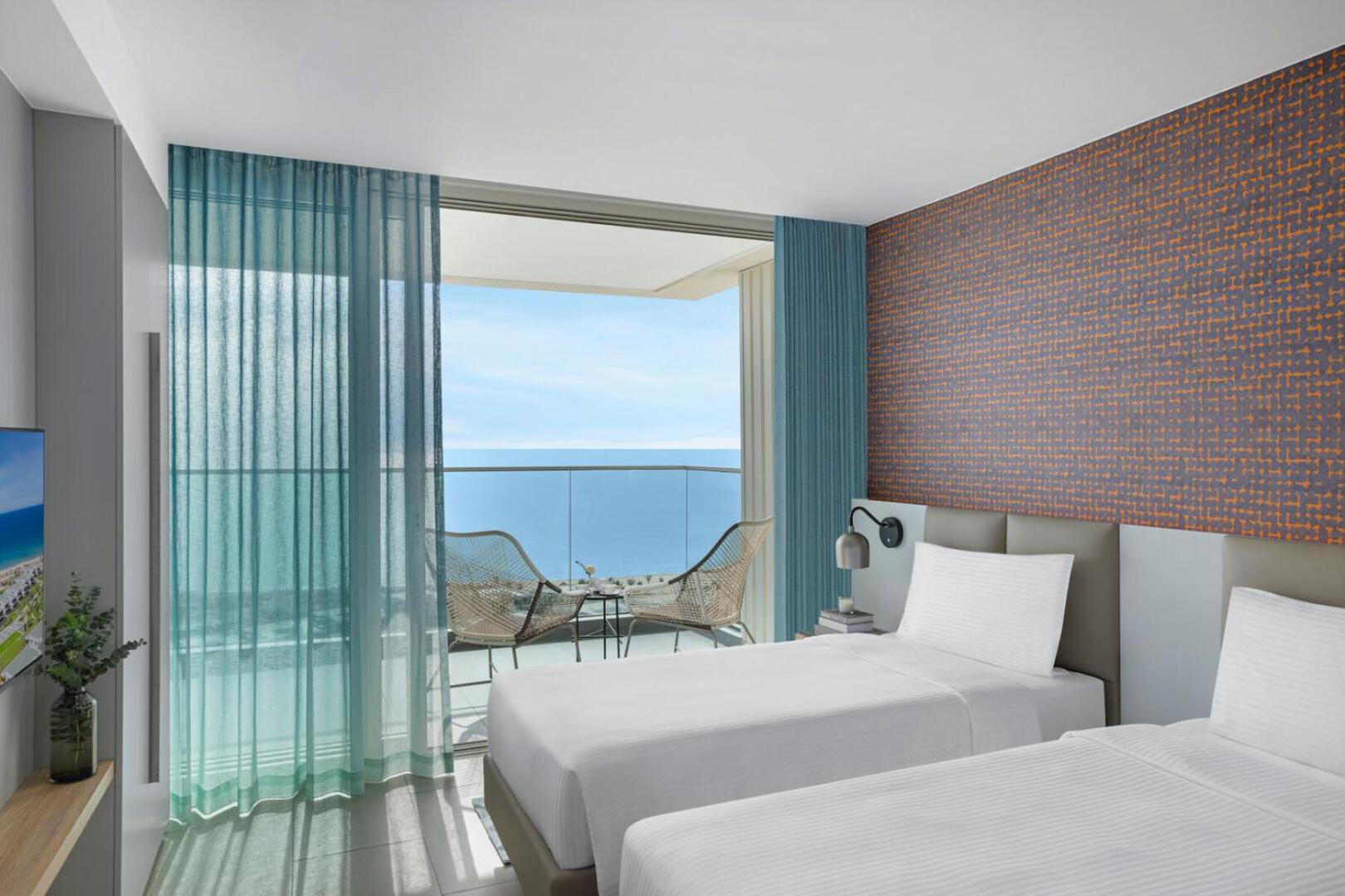 1 Bedroom Suite with Terrace Ocean View - Twin Bed - 70sqm