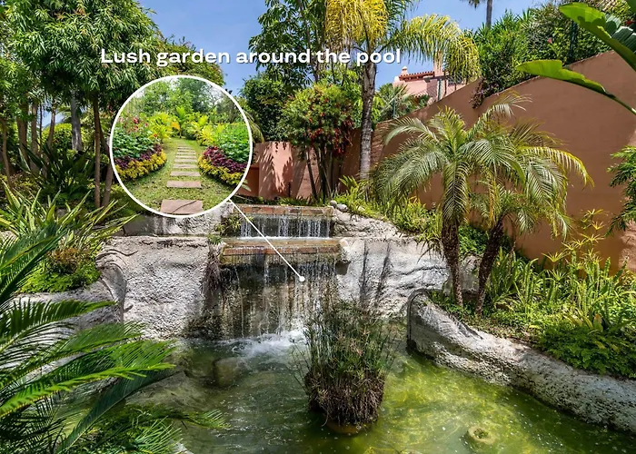 Vacation Marbella - Villa Federer, Old Town With A Big Communal Pool And Andalusian Garden
