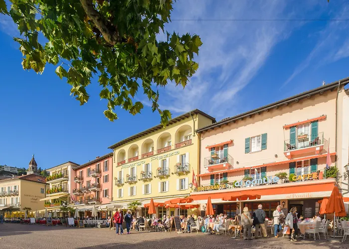 Piazza Ascona & Restaurants