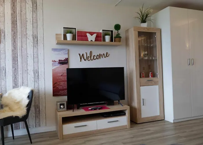 Inselblume 80 - Gemütliche Ferienwohnung, Blick auf die Fehmarnsundbrücke